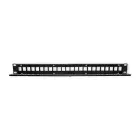 Qoltec Patch panel RACK | 24 ports | UTP blank | Black Foto 3
