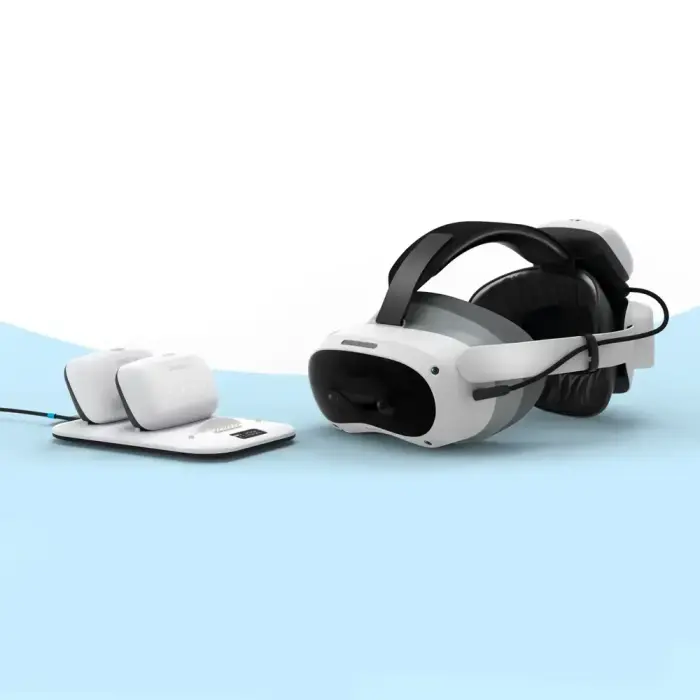 BoboVR P4U Head Strap with Battery for PICO 4 Ultra and Ultra Enterprise - White and Black Фото num