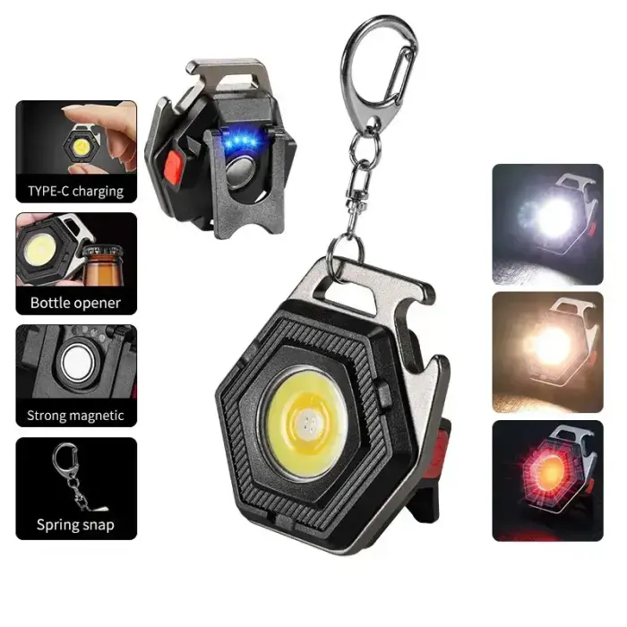 Mini flashlight LED keychain W5131 Type C Foto 2