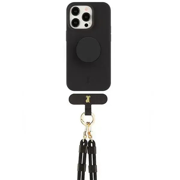 Etui JE 3in1 PopGrip iPhone 15 Pro 6.1" czarny|black 30485 (Just Elegance) Photo