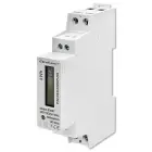 Qoltec Single-phase electronic energy meter | DIN rail | 230V | LCD | 1P | Slim Фото num