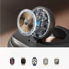 Joyroom JR-W12 foldable inductive charger for Apple Watch - black Photo