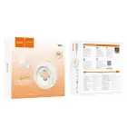 Wireless earphones Hoco TWS EW71 milky white Фото num