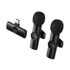 Borofone Lavalier wireless microphone BFK16A Winner Type C black - 2 pieces Foto 6