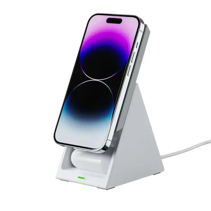 Choetech T600 15W 3in1 induction charging station - white Foto 4