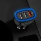Dudao Car Charger Quick Charge Quick Charge 3.0 QC3.0 2.4A 18W 3x USB Black (R7S black) Фото num