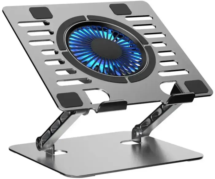 Cooling stand regulated for laptop ART P12 1 x USB A LED aluminium Foto 3