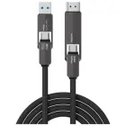 Cable 4smarts ComboCord USB4 HDMI 240W 1.5m black Foto 1