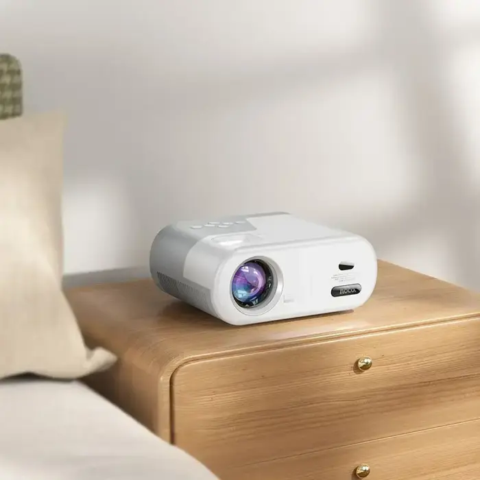 Projector HD Ready Hoco with Android software Wi-Fi Bluetooth 720P DT2 white Photo