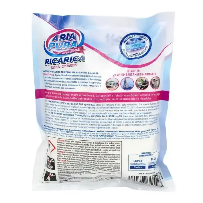 Mitruma absorbētāja papildinājums 3 gab. x 450g neitrāla smarža Foto 3