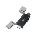 Devia card reader 2in1 EL239 USB/USB-C 2.0 black Photo