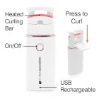 Rio Wowlash Heated Eyelash Curler in White Foto 5