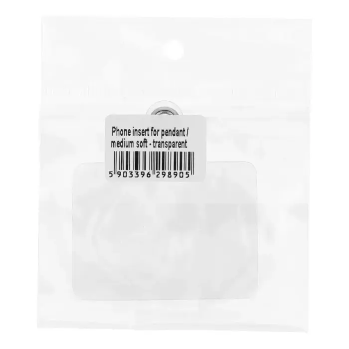 Phone insert for pendant / medium soft - transparent Foto 2