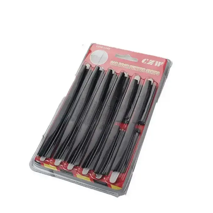 Car door edge protector 8 pcs black Фото num
