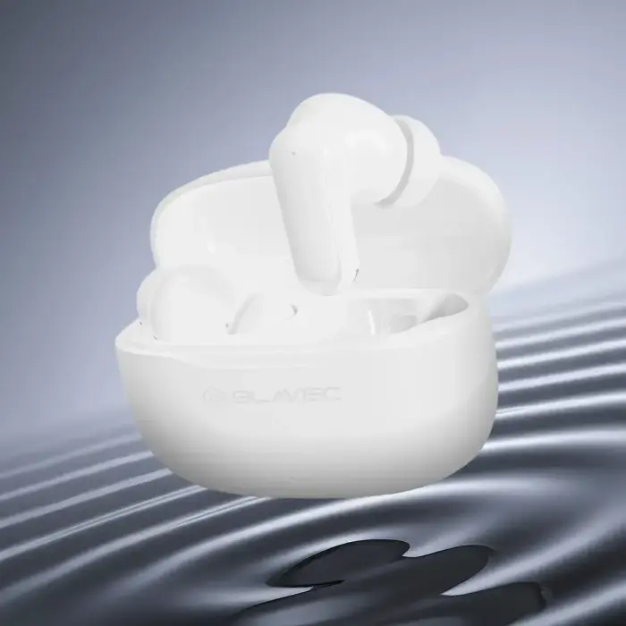 Blavec Bluetooth TWS Earphones BW-08 Speak AI (BW08SA-W) white Foto 6