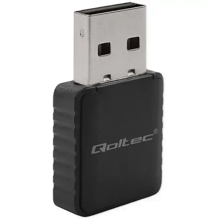 Qoltec Wireless Ultra fast DUAL mini WiFi adapter 2 x 2dBi  | Standard AC | USB 3.0 | 1300Mbps Фото num