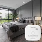 Qoltec Certified Wireless Smoke Detector with Battery | Sensor life: 10 years | Battery life: 10 years | Alarm: 85dB | LED Фото num