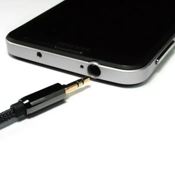 Wozinsky universal mini jack cable 2x AUX cable 2 m black Photo