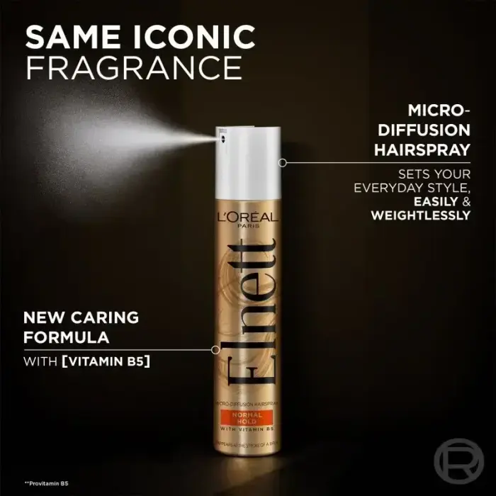 L'oréal Paris Micro-diffusion Hairspray for Extra Strong Hold Elnett 300 Ml Foto 4