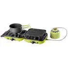 DUAL COMPACT + GRILL double camping stove Фото num