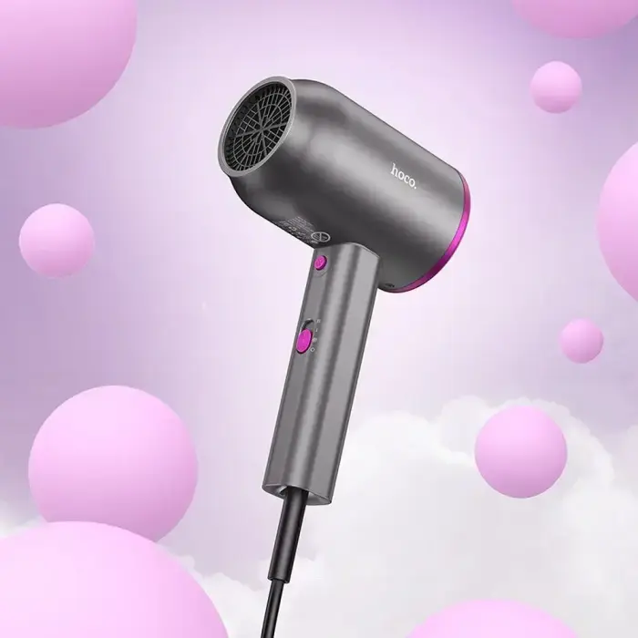 Hair dryer Hoco HP13 rose red Foto 4