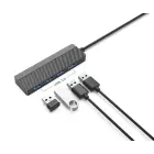EGA H2 USB-C to 4 x USB 3.0 splitter 5 Gbps black (EU Blister) Фото num