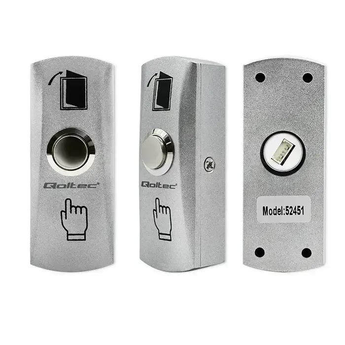 Qoltec Exit button with LED backlight Photo