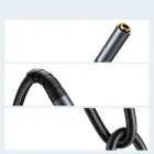Joyroom stereo audio cable AUX 3.5 mm mini jack (male) - mini jack (female) 1.2 m black (SY-A09) Photo