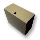 Arhīva kārba SMLT 270 x 155 x 330 mm no kartona, saliekama, brūnā krāsā Foto 1