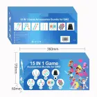 Nintendo Switch 15-in-1 Family Accessory Pack 2 - Orange and Blue Set Photo