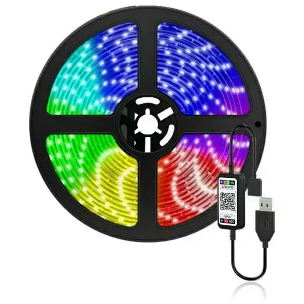 RGB LED strip with Bluetooth controller 5m XTRIKE ME HT-5050 B5 Foto 3