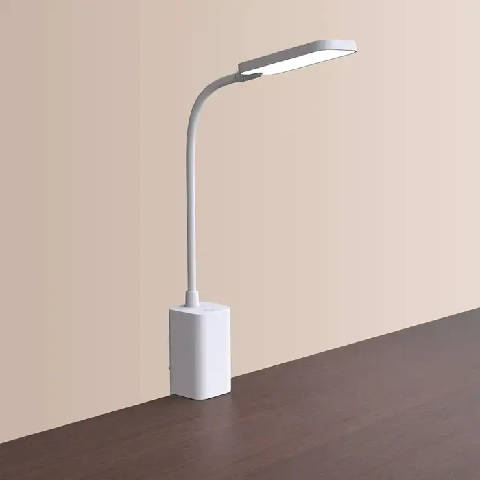 Desk LED Lamp 6W with clip PURE FLB-10 KIRSTEN white Forever Light Photo