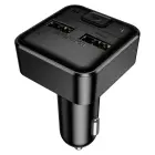 Borofone Transmitter FM BC63 Selecto MP3, Bluetooth - 2xUSB - black Фото num