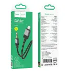 Cable AUX Jack 3,5 mm (male) to Lightning (male) Hoco 1 m UPA32A black Photo