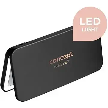Concept KZ2020 Black LED Illuminated Cosmetic Pocket Mirror Photo