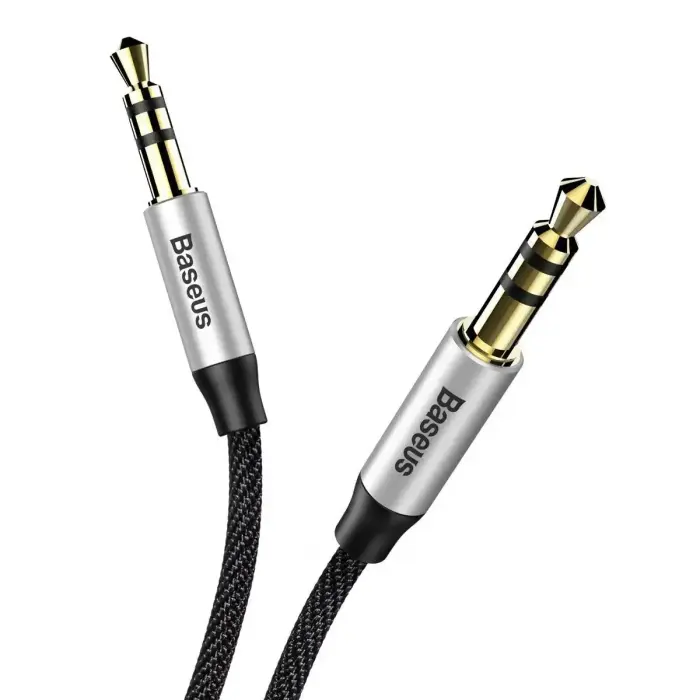 Baseus CAM30-BS1 Premium AUX Cable 3.5 mm -> 3.5 mm 1.0m Grey Photo