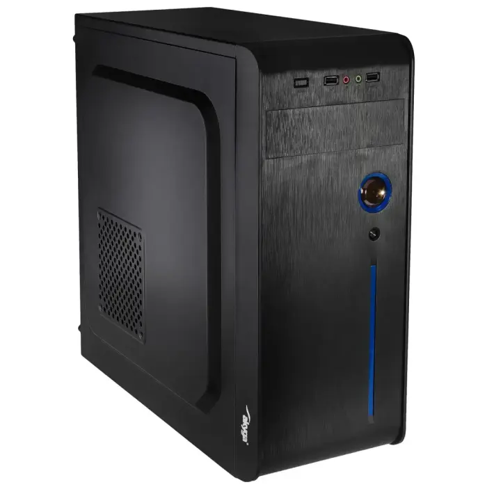 Case Midi ATX Akyga AK939BL 2x USB 2.0 black w|o PSU Photo