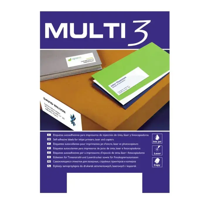 Uzlīmes MULTI 3 ar izmēru 64.6x33.8mm, 100 loksnes Фото num