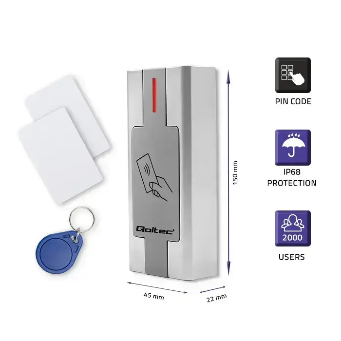 Qoltec Proximity card and key fob reader Photo