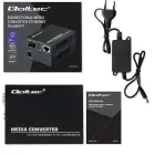 Qoltec Bidirectional Ethernet SWITCH Media Converter 1x RJ45 1x SFP| 1000Mbps | 5V Foto 34