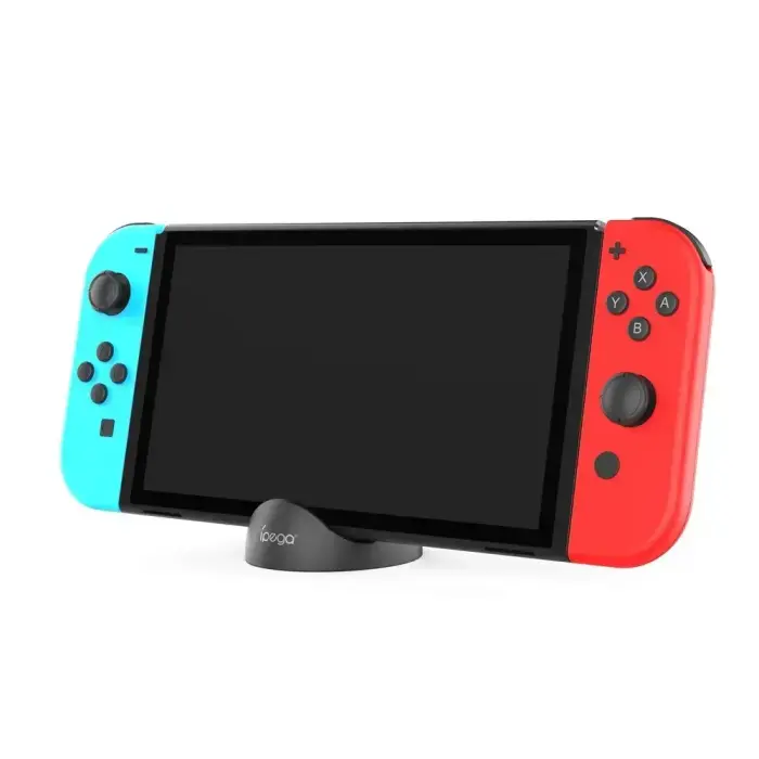 iPega SW2041 Mini Charger Dock for Switch Lite/Nintendo Switch/Nintendo Switch 2  Black/Red Photo