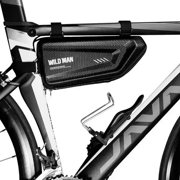 Etui|sakwa na ramę roweru WILDMAN L E4 uchwyt rowerowy czarna|black Foto 2