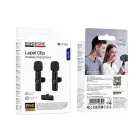 Borofone Lavalier wireless microphone BFK16A Winner Lightning black - 2 pieces Photo