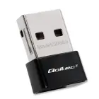 Qoltec Ultrafast Mini Wireless USB Wi-Fi Adapter | AC standard | 650Mbps Photo