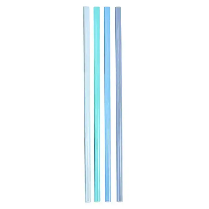 Straw set 4 pcs. for thermo mugs The Quencher Travel Tumbler Straws 0.89L blue Photo