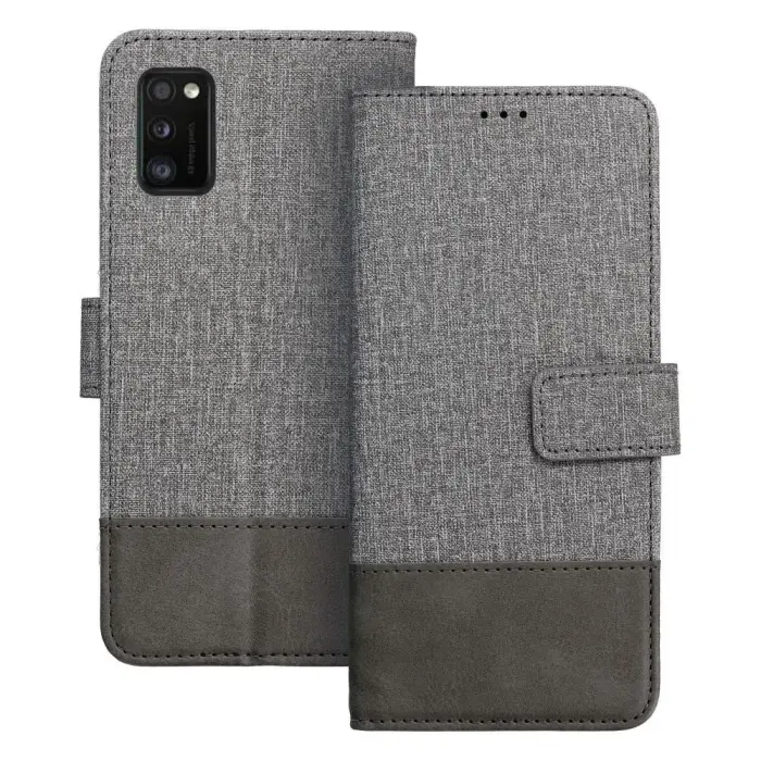 Flip case for Samsung A41 Gomma Book gray Foto 1