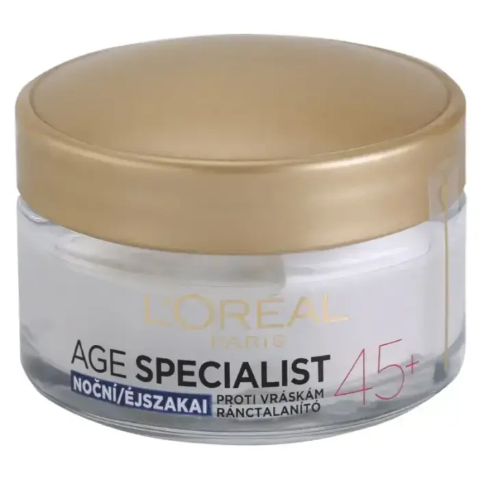 L´oréal Paris Anti-wrinkle Night Cream Age 45+ Specialist - 50 Ml Фото num