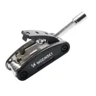Wozinsky WWZ-01N 16-in-1 Multifunctional Bicycle Repair Tool Set - Black Фото num