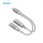 BWOO 2 in 1 Adapter  2 Type C ports to 3.5MM Jack BZ68 Фото num