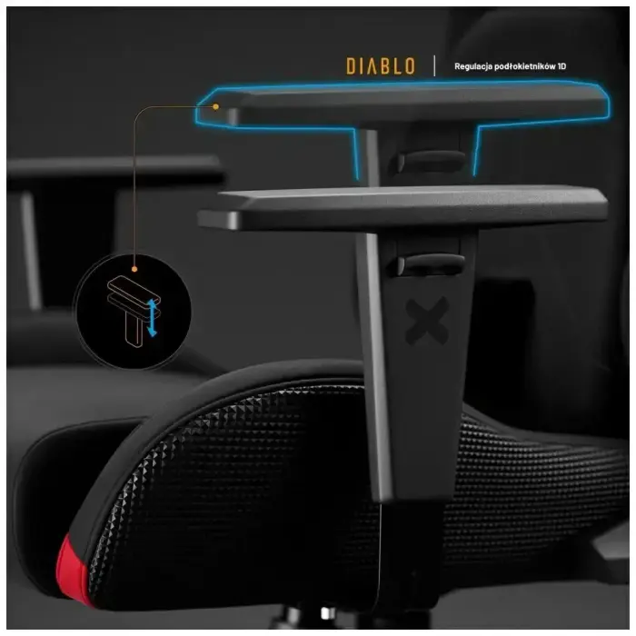 Gaming chair Diablo X-One PRIME Normal Size black Photo